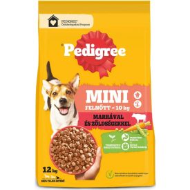 PEDIGREE Száraz Adult Mini Marha + Zöldség 12 kg